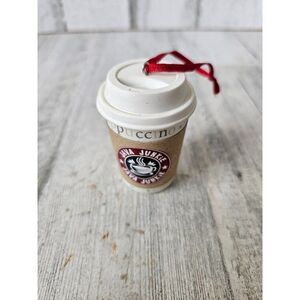 Java coffee cappuccino good cuppa ornament Hallmark espresso mug cup Xmas tree